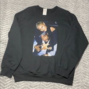 Black pull over sweater